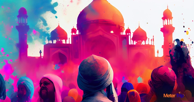 Holi in Agra, Uttar Pradesh - metertrip