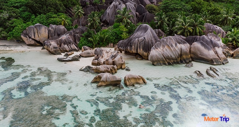Anse Source d'Argent, Seychelles - metertrip
