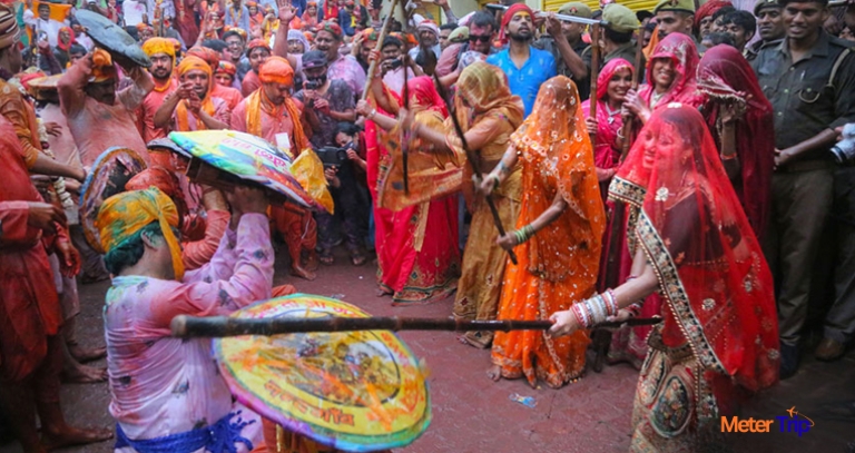 Holi in Barsana, Uttar Pradesh - metertrip