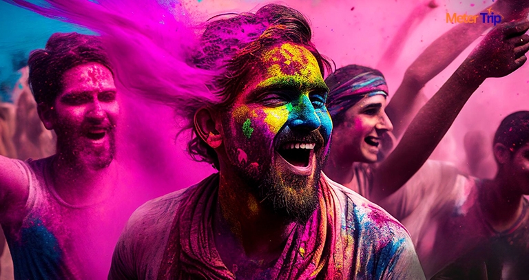 Holi in Delhi - metertrip