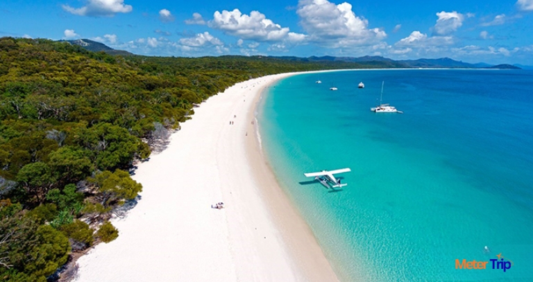 Whitehaven Beach, Australia - metertrip